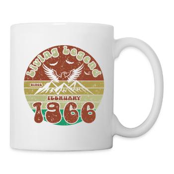 60th Birthday Living Legend since VIN 02/1966 - Mug - white - Right