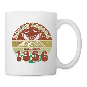 70th Birthday Living Legend since VIN 02/1956 - Mug - white - Right