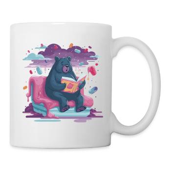 Reading Bear in Candy Dream - Mug - white - Right