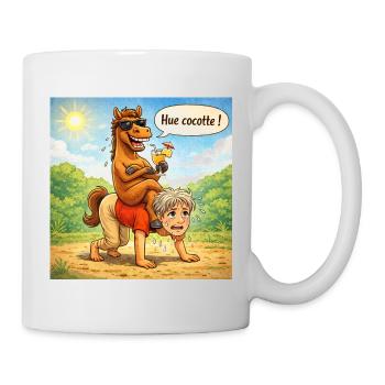 Reversal of horse - male roles - Mug - white - Right