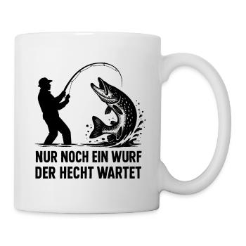 Pike Waiting A Cast Fishing Angler Gift - Mug - white - Right