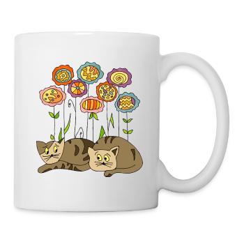 Cats - Mug - white - Right
