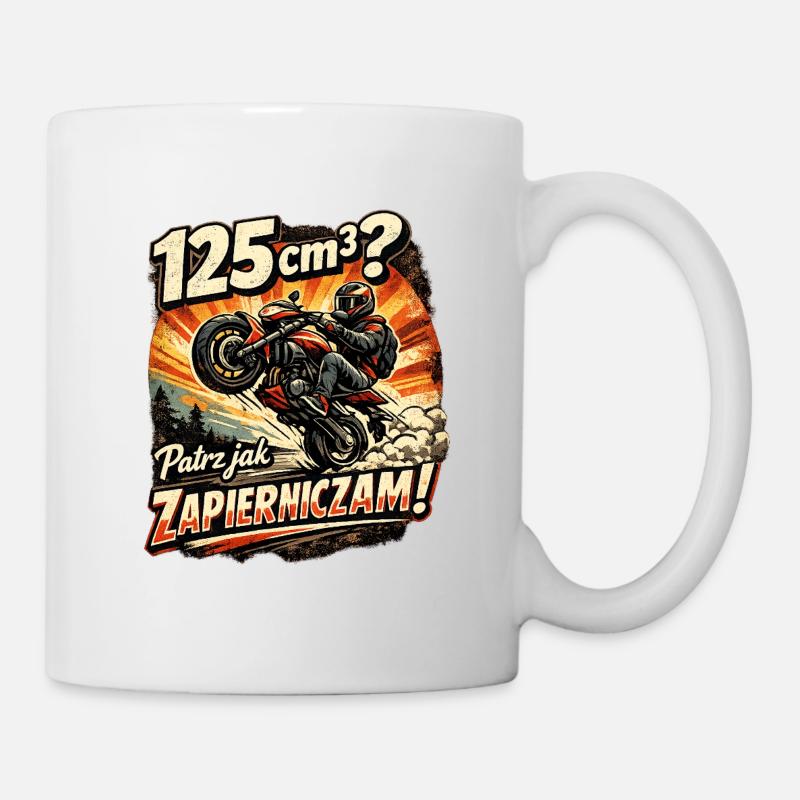125cm3 Motorcycle Retro - Mug - white