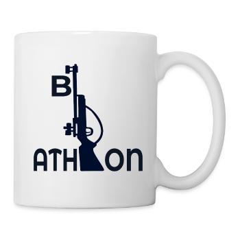 Biathlon sport d’hiver - Mug blanc - blanc - Droite