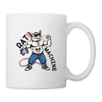 Kraftratte Skull-Logo - Tasse - Weiß - Rechts