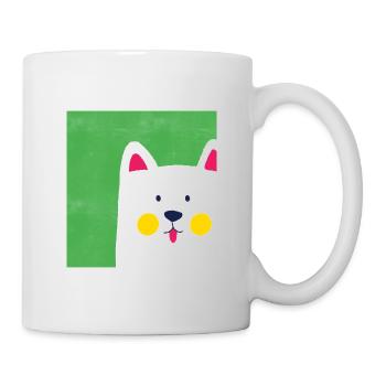 Amoureux des chiens - Mug blanc - blanc - Droite