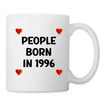 Birthday 1996 - Love Heart - Mug - white - Right