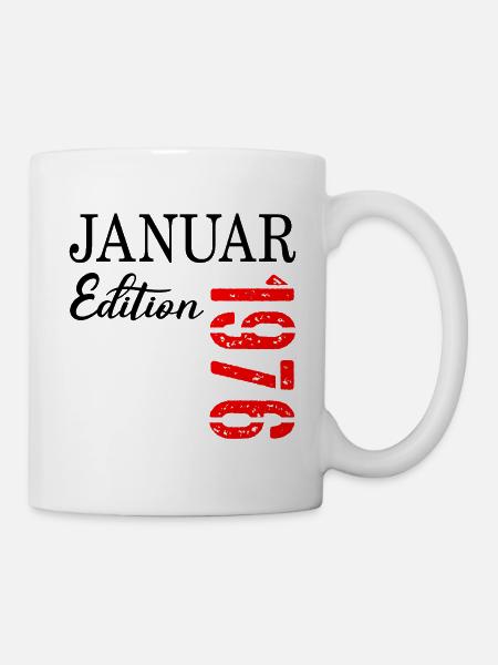 51e anniversaire janvier 1976 - Mug blanc - blanc