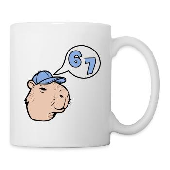 Capybara Six Seven - Answer 67 - Mug - white - Right