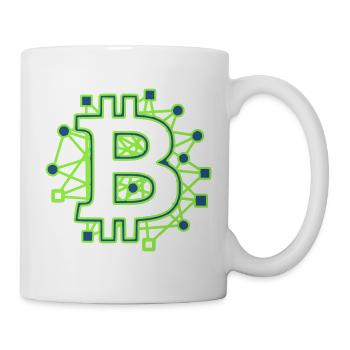 Bitcoin Board Circuit Tech Crypto - Mug - white - Right