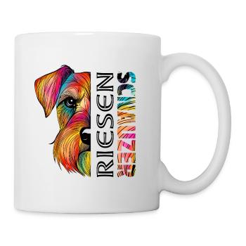 Schnauzer - Tasse - Weiß - Rechts