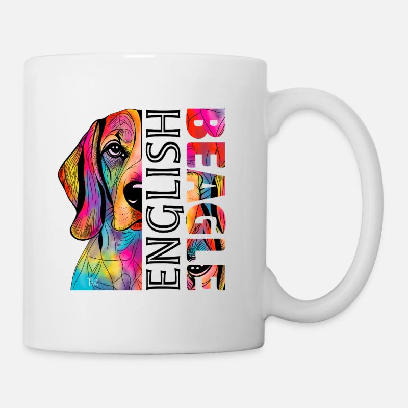 Beagle - Tasse - Weiß