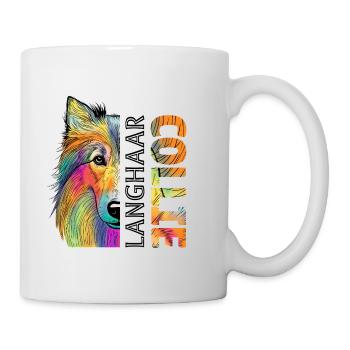 Collie - Tasse - Weiß - Rechts
