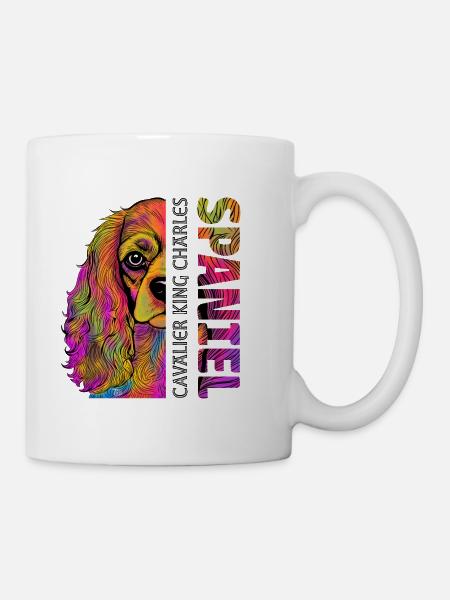 Cavalier King Charles Spaniel - Mug blanc - blanc