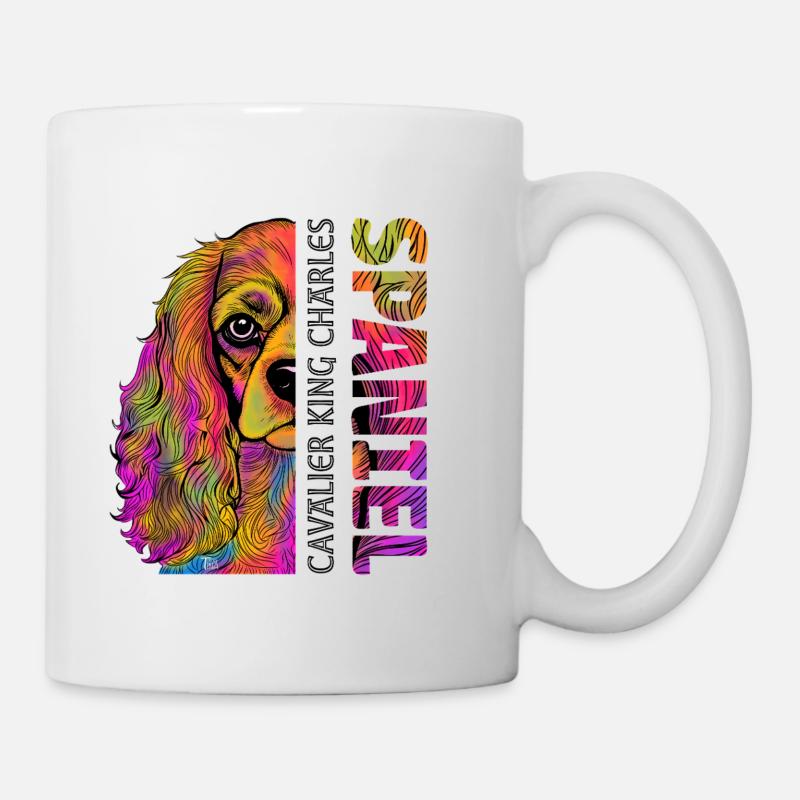 Cavalier King Charles Spaniel - Mug - white