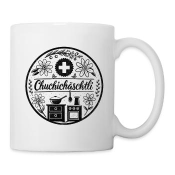 Chuchichäschtli - Swiss cult term - Mug - white - Right