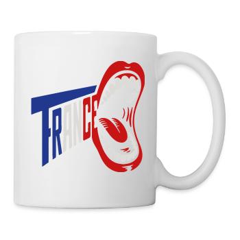 Trance Scream Retro Typography - Mug - white - Right