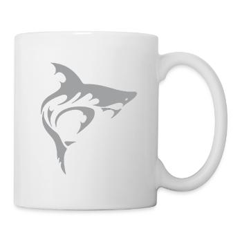 Requin - Mug blanc - blanc - Droite