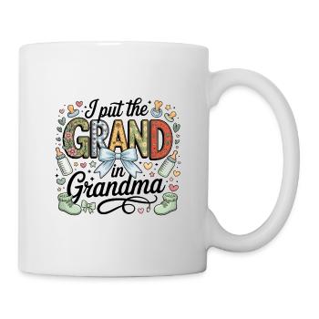 Großartig in Grandma Baby Bloom - Tasse - Weiß - Rechts
