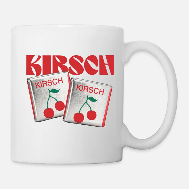 Halloren Frukas Kirsche - Tasse - Weiß
