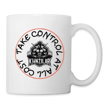K3NZILAR Powerlift-Emblem - Tasse - Weiß - Rechts