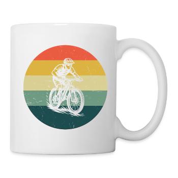 Motif nouveau du VTT pour le VTT - Mug blanc - blanc - Droite