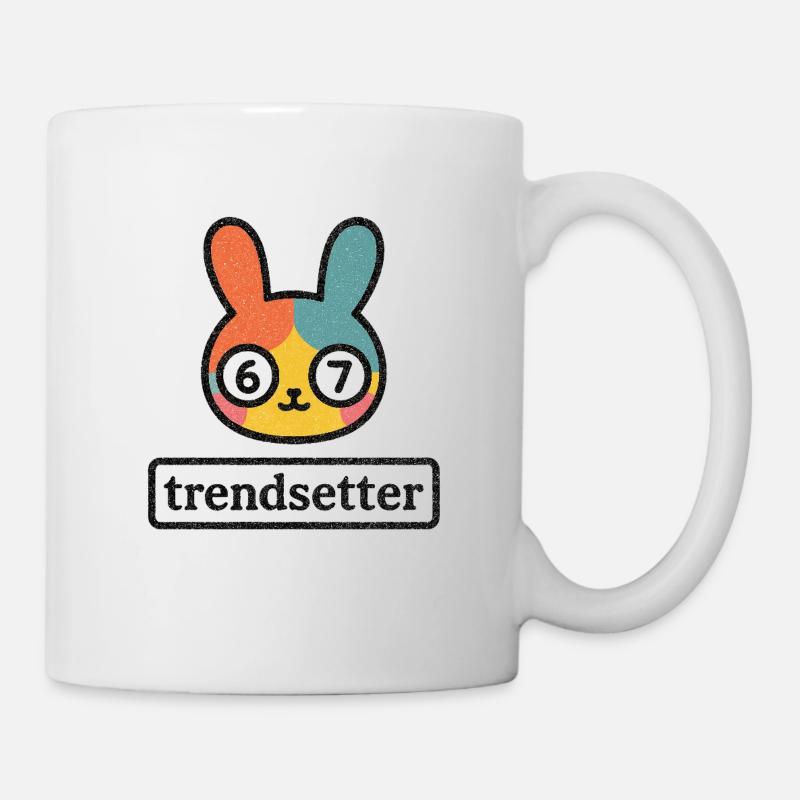 Bunny 67 : Créateur de tendances - Mug blanc - blanc
