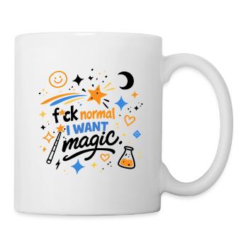 Fuck Normal I Want Magic Doodle Statement - Mug - white - Right