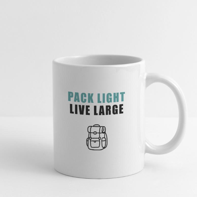 Pack Light Live Large Backpack Mug