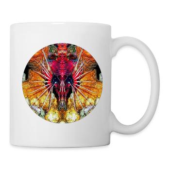 Créatures marines de la nature - Mug blanc - blanc - Droite