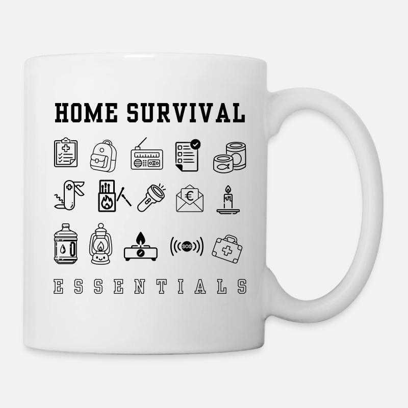 Emergency plan - doomsday - Mug - white