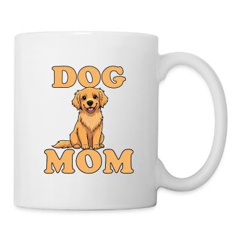 Dog Mom – Cute Dog Mom Motif - Mug - white - Right
