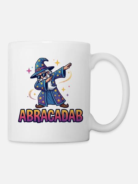 Abracadab Wizard Fantasy Meme - Tasse - Weiß