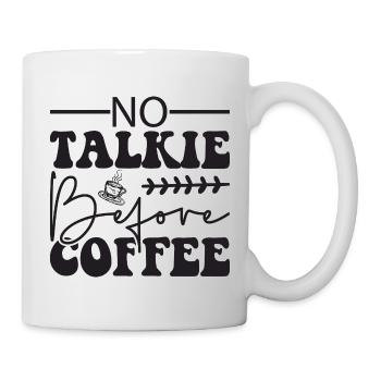 Ich sage nicht, dass ich Kaffee liebe - Tasse - Weiß - Rechts