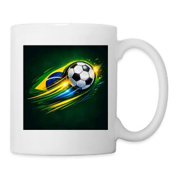Swing du Flag Football du Brésil - Mug blanc - blanc - Droite