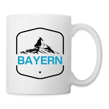 BAYERN, ZUGSPITZE POWER! BERGE URLAUB WANDERN - Tasse - Weiß - Rechts