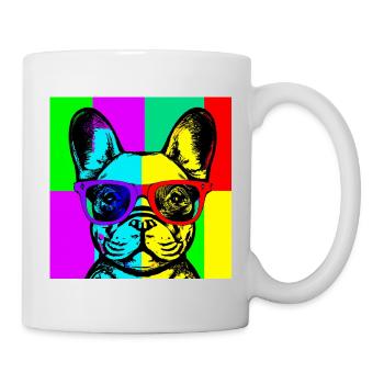 Pop Art Pup  - Mug - white - Right