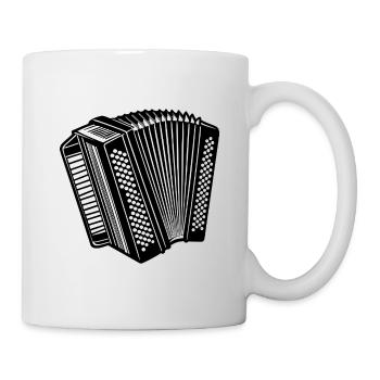 Luftakkordeon - Tasse - Weiß - Rechts