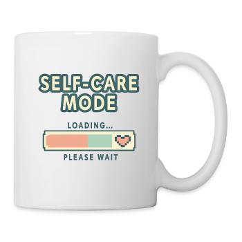 Self-Care Mode Loading - Retro Pixel Edition - Mug - white - Right