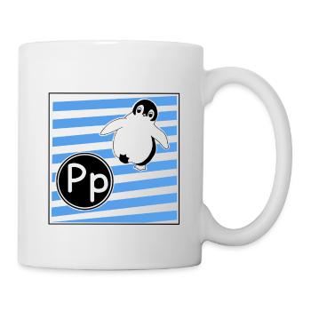 P for Penguin - Mug - white - Right