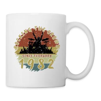 44th Birthday Rocking the crowd DRM 02/1982 - Mug - white - Right