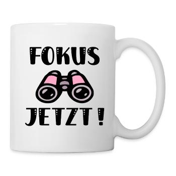 Fernglas Fokus - Tasse - Weiß - Rechts