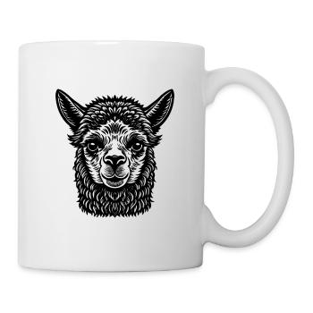 Alpaga - Mug blanc - blanc - Droite
