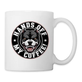 Lâche mon café - Mug blanc - blanc - Droite