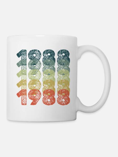 1988 1988 - Tasse - Weiß