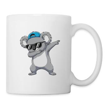 Cool Dabbing Koala Sunglasses Cartoon-Kunst - Tasse - Weiß - Rechts