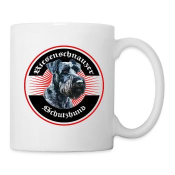 Riesenschnauzer Design - Tasse - Weiß - Rechts