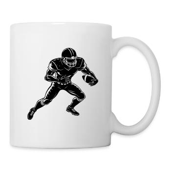 Joueur de football américain - Mug blanc - blanc - Droite