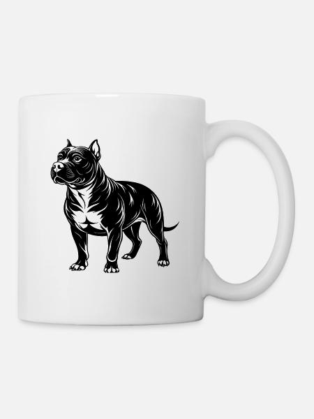 Amerikanischer Pitbull - Tasse - Weiß