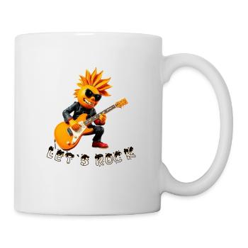 Sun Rocker à la guitare - Mug blanc - blanc - Droite
